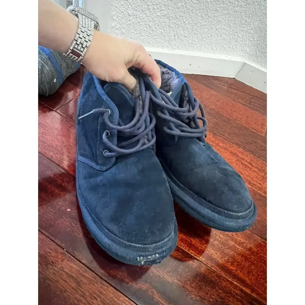Men's Ugg Neumel Suede Upper Boot New Navy size 11 - Picture 4 of 9